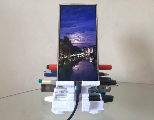 Multipurpose Mobile Phone Stand (Patent pending - Fully functional user experience prototype model - Discounted price)